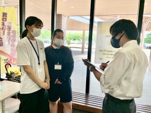 取材の様子