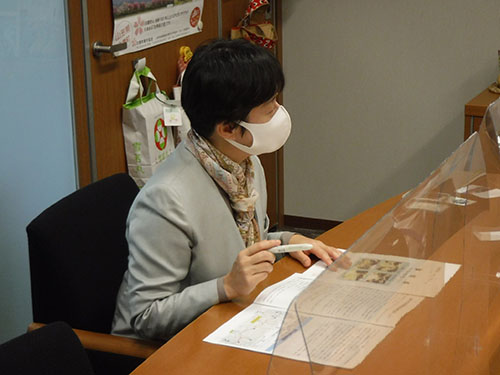 舟山康江参議院議員（山形県選挙区、国民民主）との懇談状況の写真