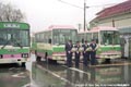 町営バス新路線運航開始時の写真