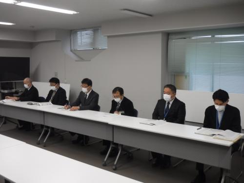 羽越河川国道事務所長ほか幹部職員