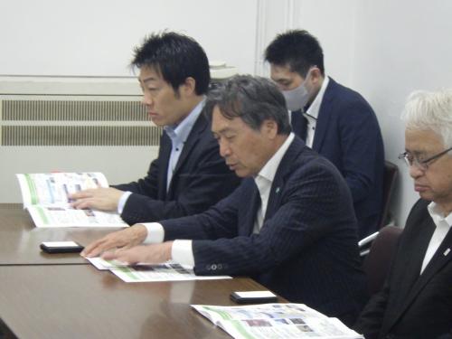 坂本成範 財務省主計局主計官への要望状況の様子