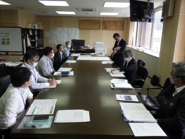山形河川国道事務所での要望活動状況