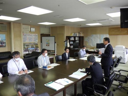 山形河川国道事務所での要望活動状況
