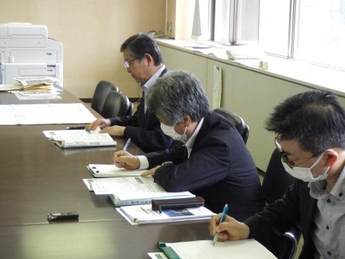 山形河川国道事務所での要望活動状況