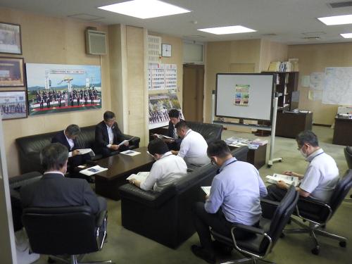 山形河川国道事務所での要望活動状況
