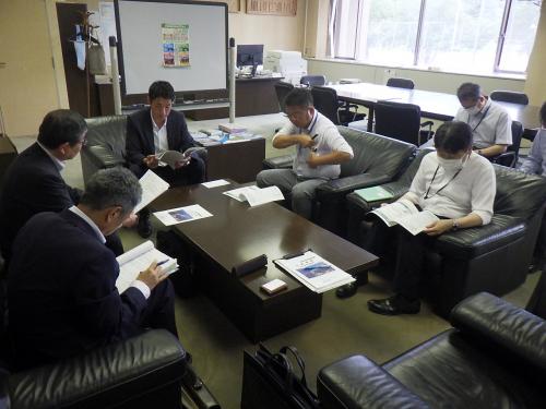 森田裕介 山形河川国道事務所長他幹部職員
