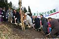 新小国町誕生50周年記念樹際の写真