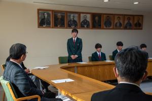 留学生あいさつ