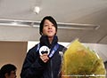 ソチ五輪銀メダリスト平野歩夢選手来庁時の写真