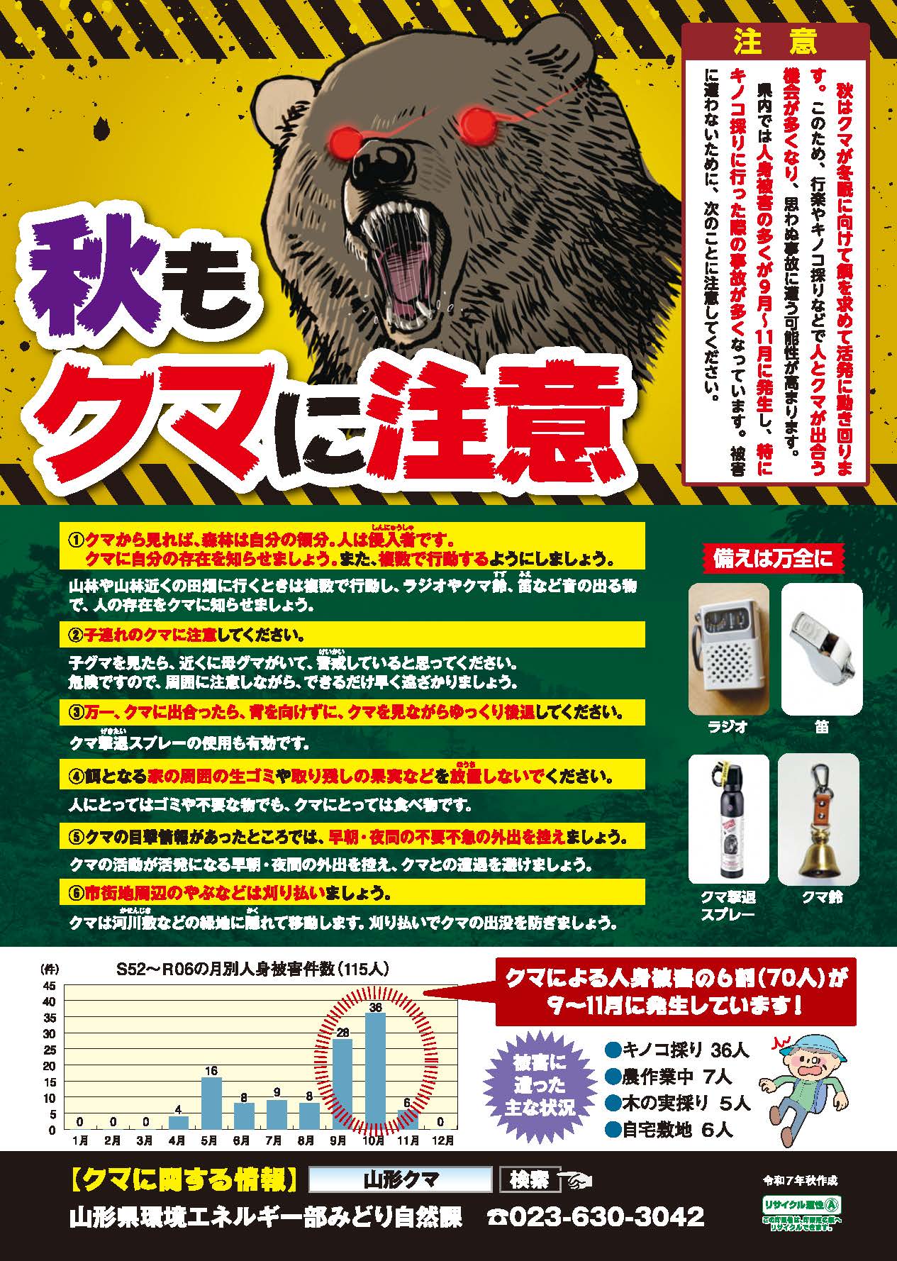 クマ注意