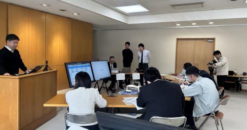 町職員によるDXを活用した災害時の情報伝達の実証