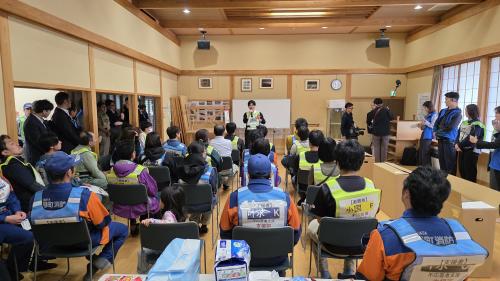 住民参加によるDXを活用した避難誘導モデル地域実証