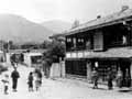昭和初期の小国大橋の遠景の写真
