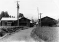 土地区画整理前の栄町通り（昭和24年）の写真
