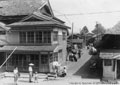 土地区画整理前の 栄町通り（昭和24年）の写真