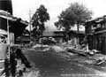 土地区画整理前の栄町通り（昭和24年）の写真