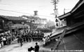 消防演習（栄町通り）の写真