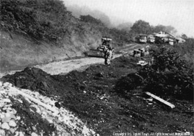 新潟県へ唯一の迂回路となった百子沢峠の写真