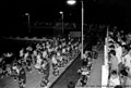 第1回おぐに夏まつりで行われた町民プールでの民謡流しの写真