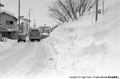 栄町地内の3月の町並み(観測史上3月としてもっとも雪が多かった)の写真