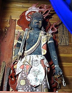 清安寺の不動明王像の画像