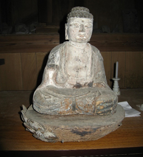 焼山の薬師如来像の画像