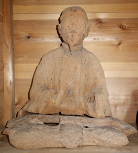 菅原神社の男神像の画像